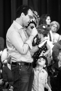 A first-generation American family introduces Sen. Marco Rubio. Photo by Anna Sortino. 