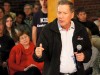 Ohio Governor John Kasich makes his case to New Hampshire voters at his 102nd Town Hall,  three days before election day. Photo by Matt Waskiewicz