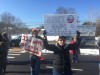 Protesters at a Rubio rally.