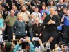 Former Secretary of State Hillary Clinton with Former Secretary of State Madeleine Albright and Sen. Cory Booker (D-N.J.) at Clinton event in Bedford. Photo by Matt Waskiewicz