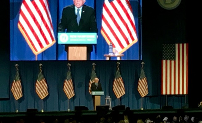 Sen. Bernie Sanders speaks about "A Future to Believe In"