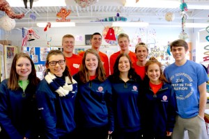 The Milford High School We the People team. Photo by Matthew Waskiewicz.