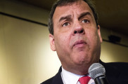 Governor Christie listens to a question. Photo by Anna Sortino.